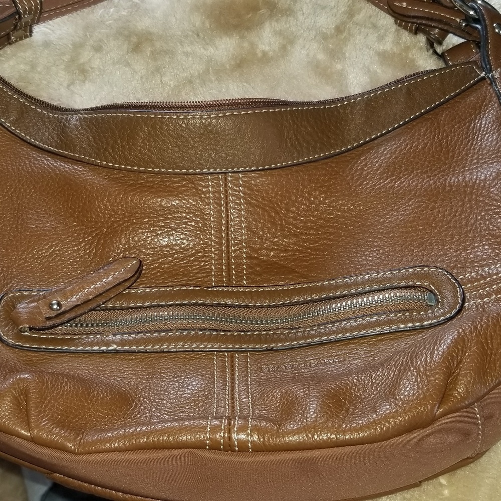 Franco sarto tan leather bag.